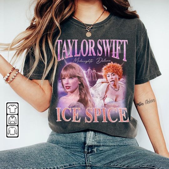 Discover Taylor Midnight Deluxe Music Shirt, Ice Spice Taylor Vintage 90s
