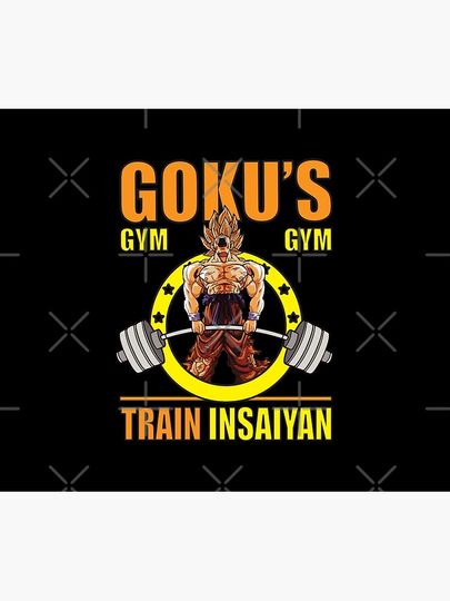 Goku's Gym - Train Insaiyan - Deadlift Tapestry