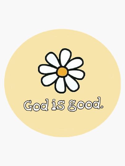 God is good Sticker