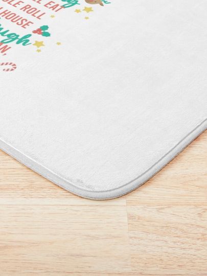 First We'll Make Snow Angels Bath Mat