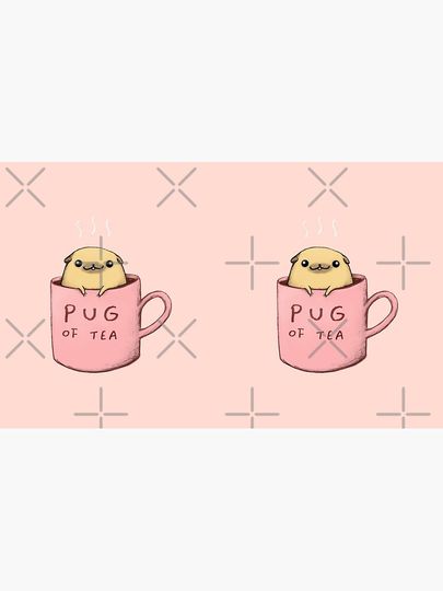 Pug of Tea Coffee Mug, Pug Lover Mug