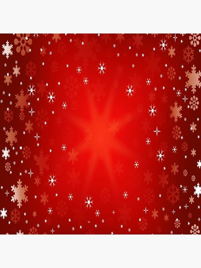 Red Christmas Design Pillow