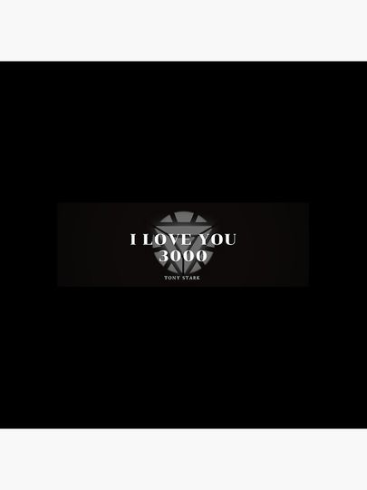 I love you 3000 Tony Stark Pillow