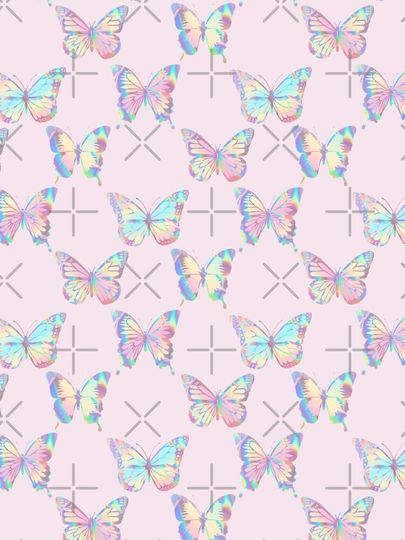 Holographic Butterfly Pattern 3 iPhone Case