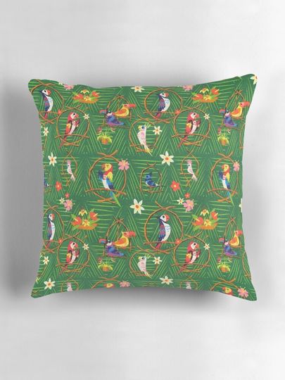 Enchanted Tiki Room Pillow