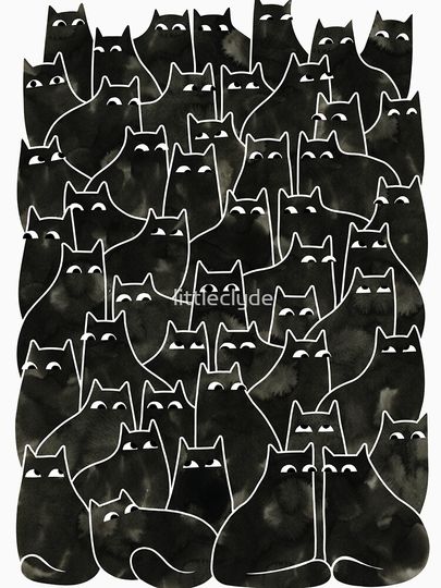 Suspicious Cats Casual T-Shirt for Men and Women