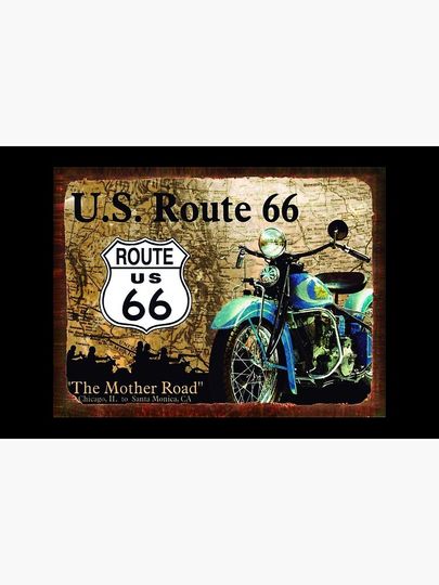 U.S ROUTE 66 Bath Mat