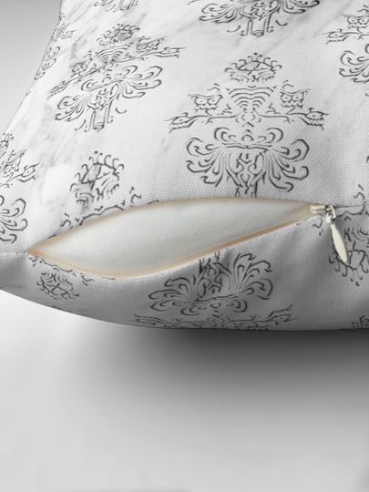 Haunted Mansion Marble Carving Pillow