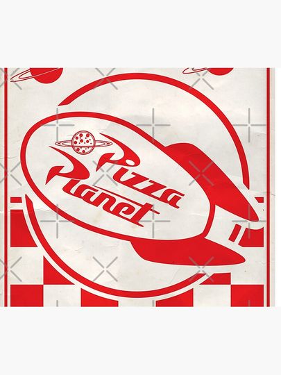 Pizza Planet Throw Blanket