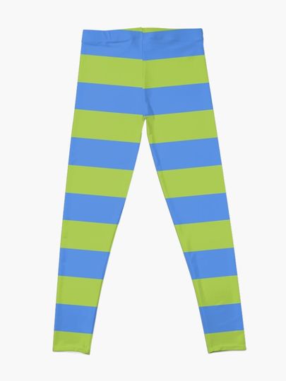 Witch  Will Vandom cosplay tights blue green stripe Leggings