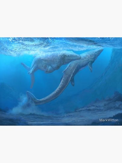 Mosasaurus hoffmanni Premium Matte Vertical Poster