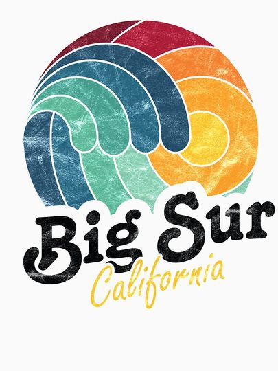 Big Sur California Surfing Surf Sunset Beach Racerback Tank Top