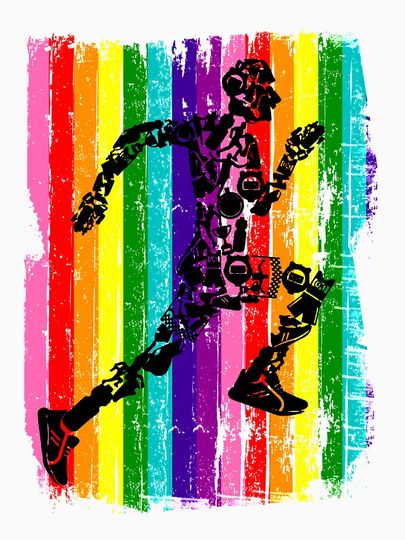 LGBT Gay Pride Rainbow Flag Gift - Running Gear Runner Tank Top