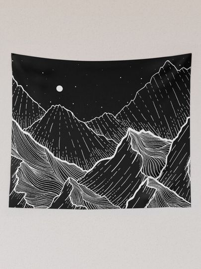 Sea Mountains Tapestry