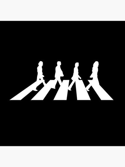 Minimalistic Abbey Road Pillow