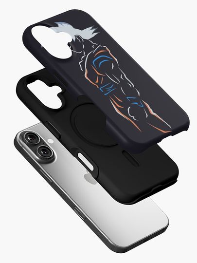 Goku outline iPhone Case