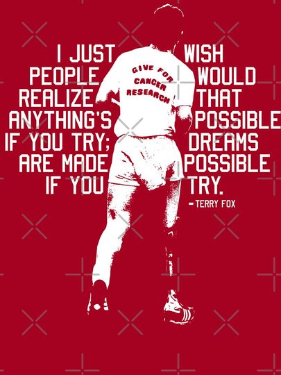 Terry Fox - Quote Kids T-Shirt