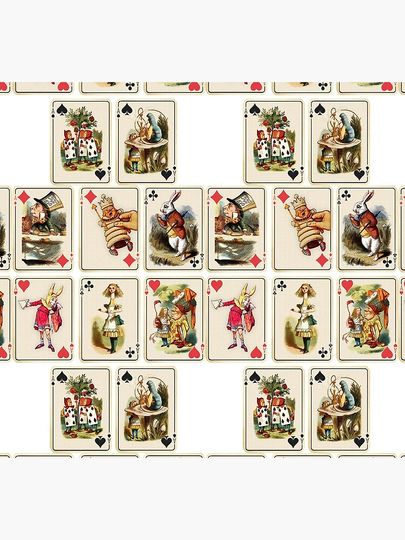 Alice in Wonderland cards Socks