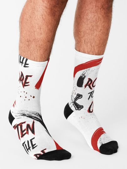 Descendants Vk Grunge Aesthetic - Carlos De Vil Socks