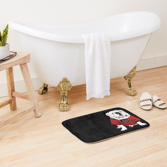 UGA Bulldog Bath Mat