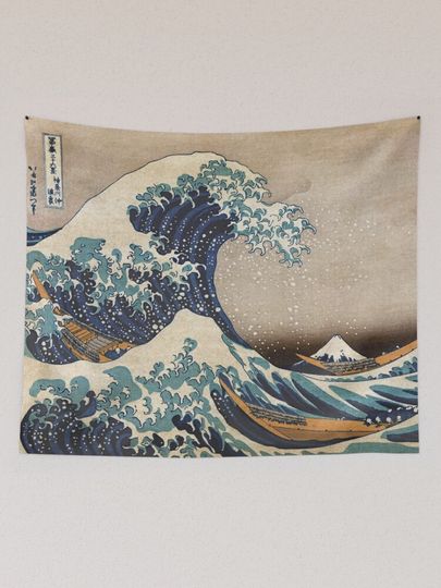 The Great Wave off Kanagawa Tapestry