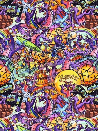 THE ORIGINAL Figment Collage iPhone Case