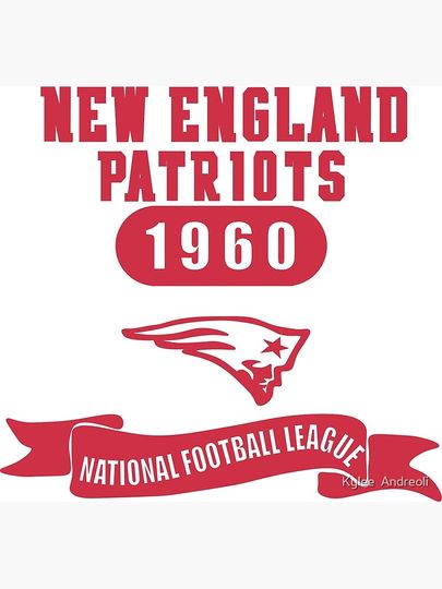 New England Patriots Premium Matte Vertical Poster
