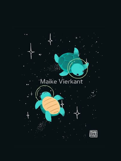 Space Turtles iPhone Case