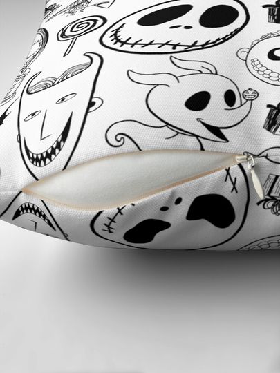 Nightmare before Christmas Pattern Pillow