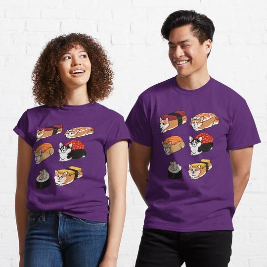 Sushi Corgi T-shirt classique