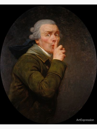 Joseph Ducreux - Le Discret Premium Matte Vertical Poster