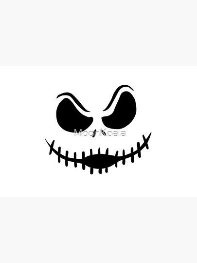 Jack Skellington Face Bath Mat