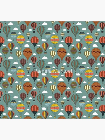 Vintage Hot Air Balloons Socks