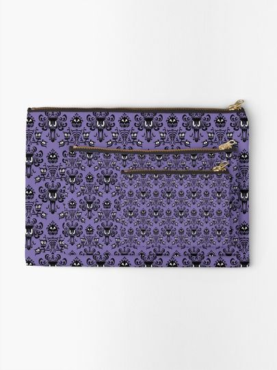 Disney Halloween The Haunted Mansion Wallpaper Makeup Bag