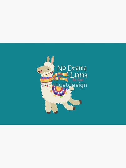 No Drama Llama Laptop Sleeve