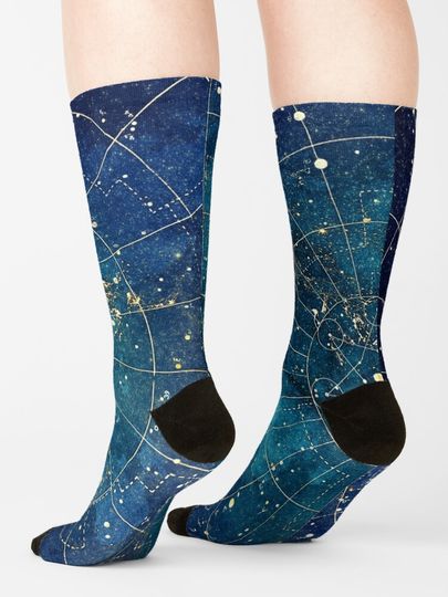 Star Map :: City Lights Socks