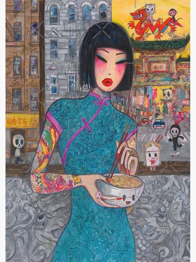 Chinatown - Simone Legno tokidoki New York ComicCon Premium Matte Vertical Poster