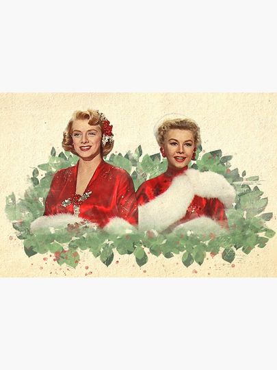 Sisters - A Merry White Christmas Bath Mat