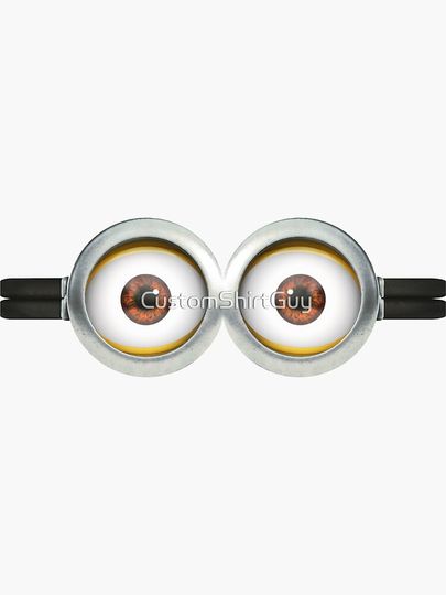 Minion style Eyes Sticker