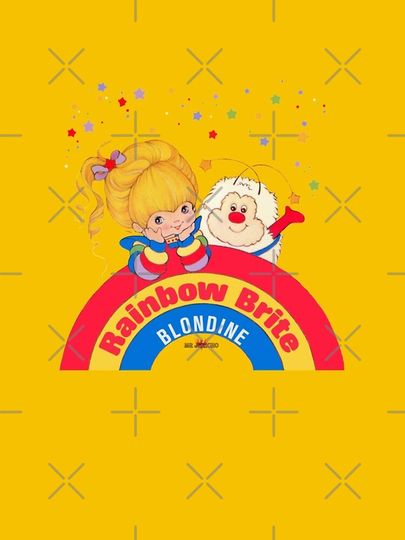 Vintage Blondine Rainbow Brite iPhone Case