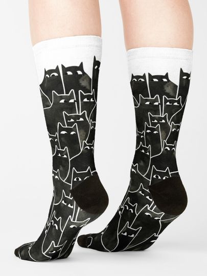 Suspicious Cats Socks