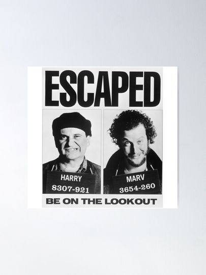 Wet Bandits Escape Poster