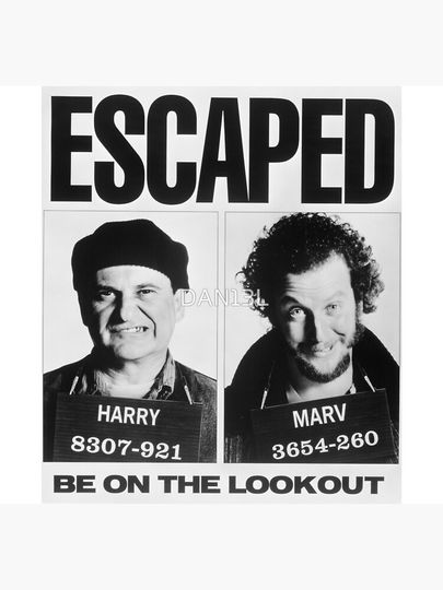 Wet Bandits Escape Poster