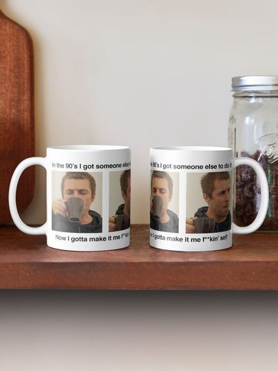 Liam Gallagher making Tea Coffee Mug
