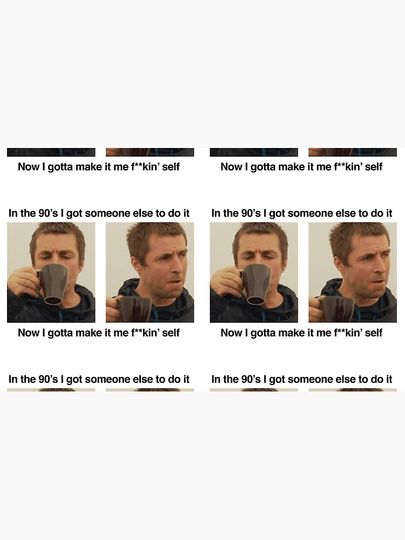 Liam Gallagher making Tea Coffee Mug