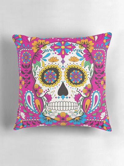 Sugar Skull Pillow