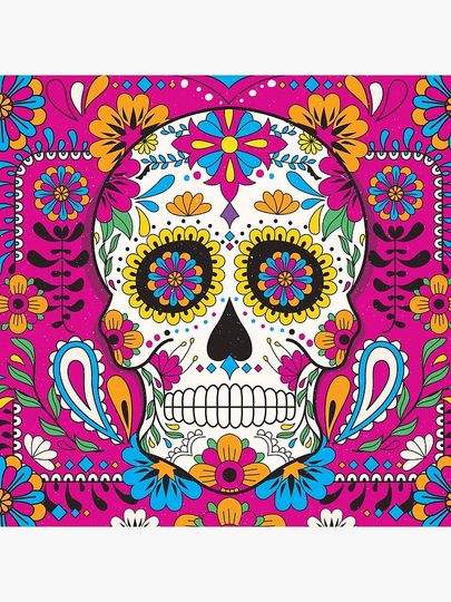 Sugar Skull Pillow
