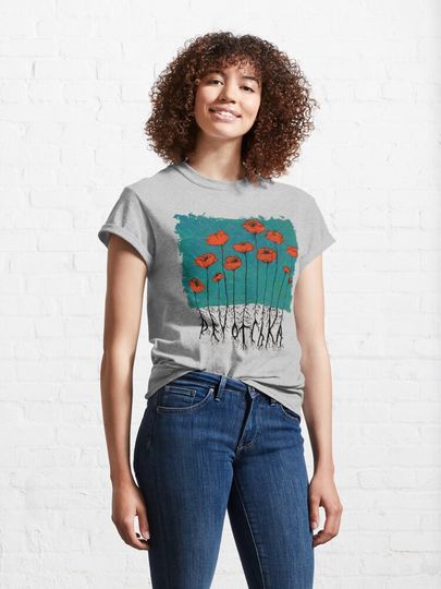 Devotchka Poppies T-shirt classique