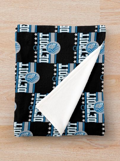 Detroit Football Throw Blanket