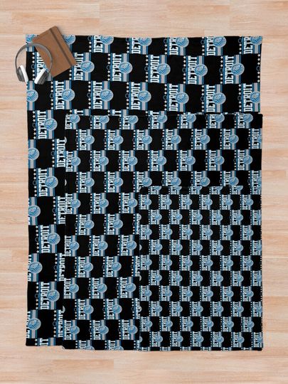 Detroit Football Throw Blanket
